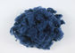 Indigo - Biru Berwarna Recycled Polyester Staple Fiber Abrasi - Tahan 3D * 32MM