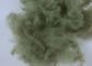 Army Green Fiber Dope Dicelup Polyester Staple Fiber Untuk Karpet