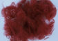 Anggur Merah PSF Polyester Staple Fiber Massal 3D * 28MM Dengan Sampel Gratis